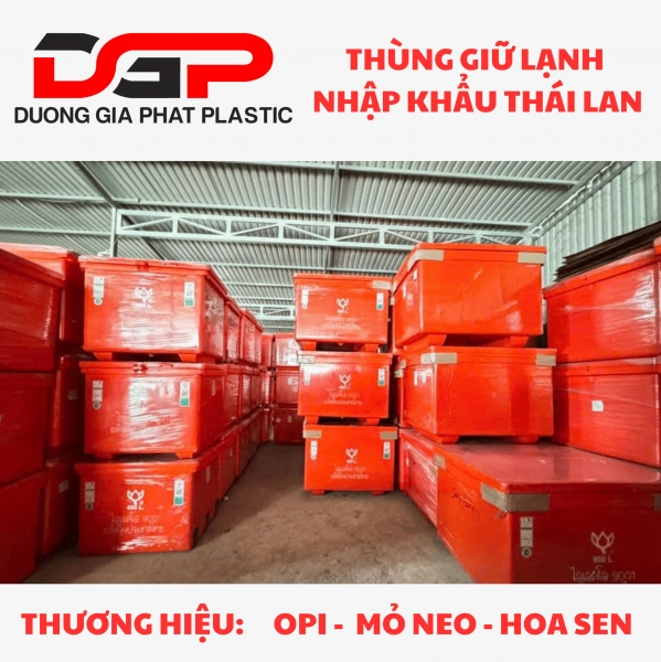 Mua Thùng Giữ Lạnh Thái Lan 600 lít, 800 lít,1000 lít ở Đâu Uy tín?